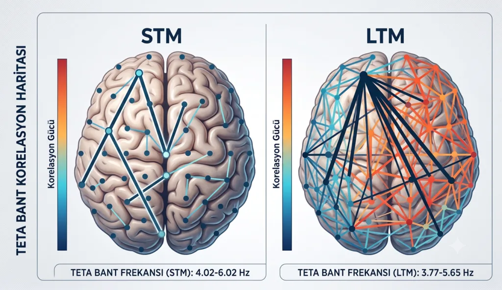 Sahaja Yoga meditasyonu EEG teta bant korelasyon haritası ve kısa uzun süreli meditasyon beyin bağlantıları